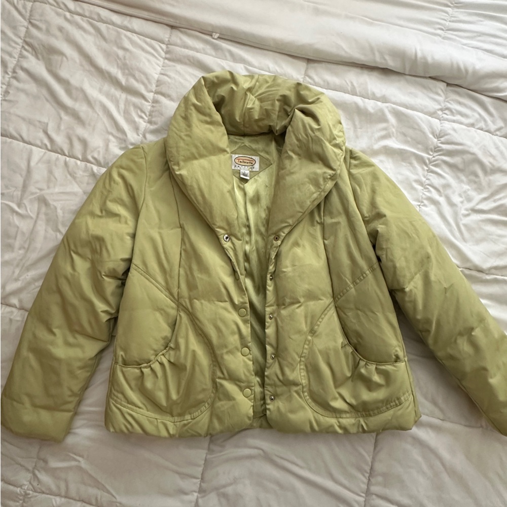 Lime Green Quilted Jacket